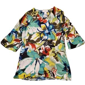 Peck&peck S Floral Watercolor Blouse